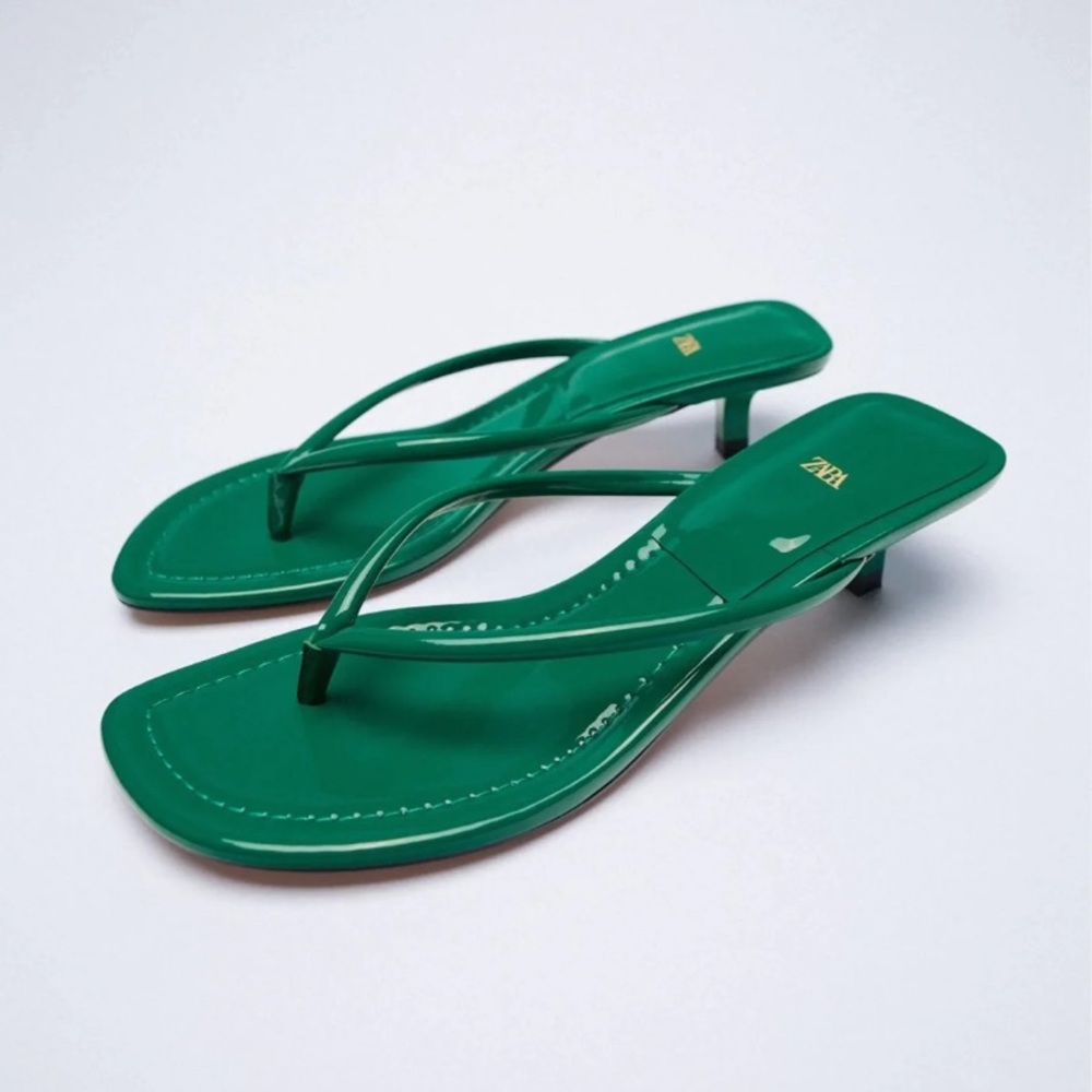 Zara Kitten Heel Sandal